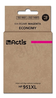 Attēls no Actis KH-951MR ink (replacement for HP 951XL CN047AE; Standard; 25 ml; magenta)