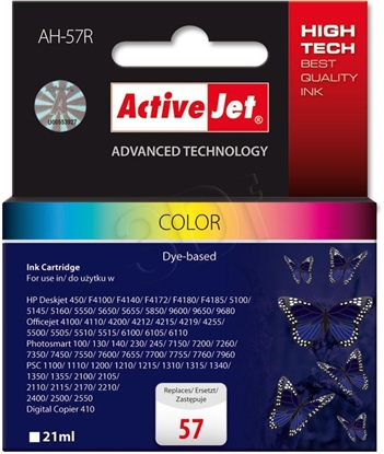 Изображение Activejet AH-56R Ink cartridge (replacement for HP 56 C6656A; Premium; 25 ml; black)