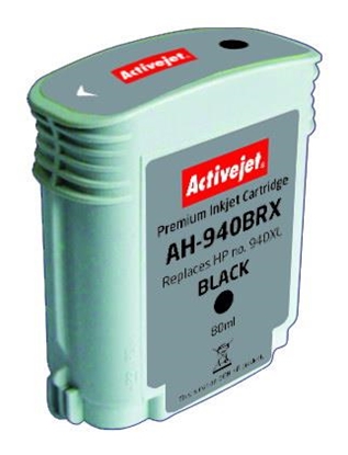 Attēls no Activejet AH-940BRX Ink (replacement for HP 940XL C4906AE; Premium; 80 ml; black)