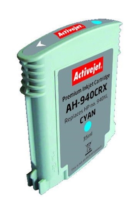 Attēls no Activejet AH-940CRX Ink (replacement for HP 940XL C4907AE; Premium; 35 ml; cyan)