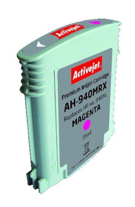 Attēls no Activejet AH-940MRX Ink Cartridge(replacement for HP 940XL C4908AE; Premium; 35 ml; magenta)