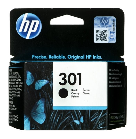 Изображение HP 301 Black Original Ink Cartridge