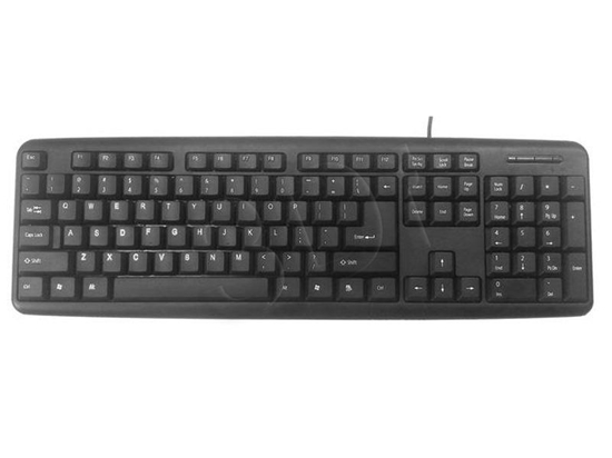 Изображение Gembird KB-U-103 keyboard USB US English Black