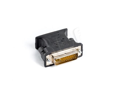 Picture of Lanberg AD-0012-BK cable gender changer DVI-I VGA (D-Sub) Black