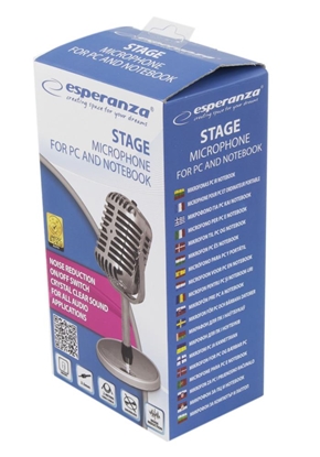 Attēls no Esperanza EH181 microphone Stage/performance microphone Silver