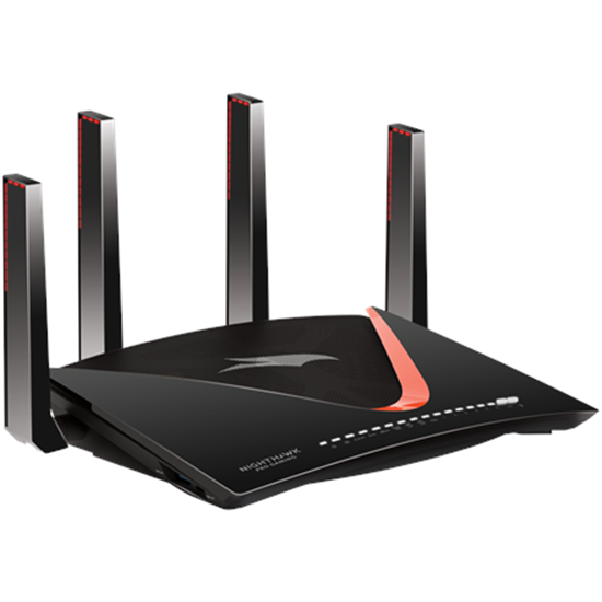 Picture of NETGEAR XR700 wireless router Gigabit Ethernet Tri-band (2.4 GHz / 5 GHz / 60 GHz) Black