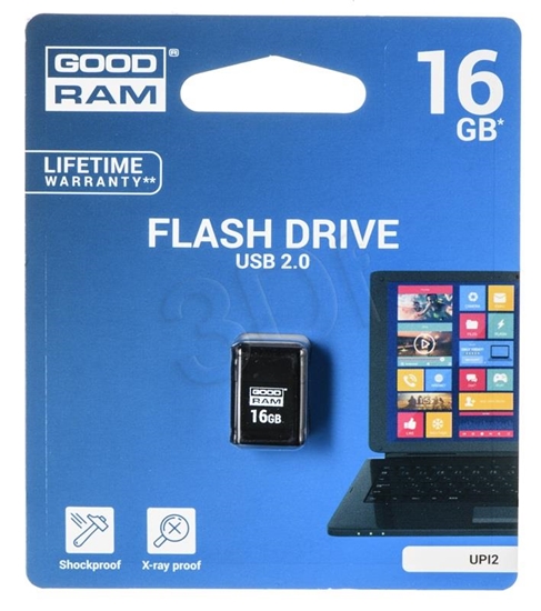 Picture of Goodram UPI2 USB flash drive 16 GB USB Type-A 2.0 Black