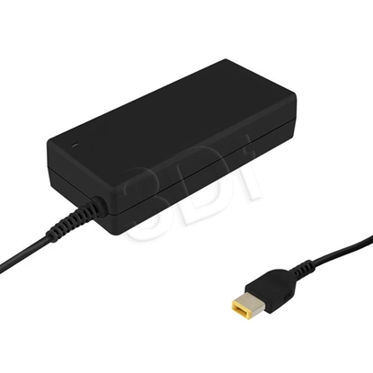 Picture of Qoltec 50053 Power adapter for Lenovo | 65W | 20V | 3.25A | Slim tip+pin | +power cable