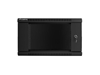 Изображение Lanberg wall mounted 19" rack cabinet 6U 600x450 black wf01-6406-10b