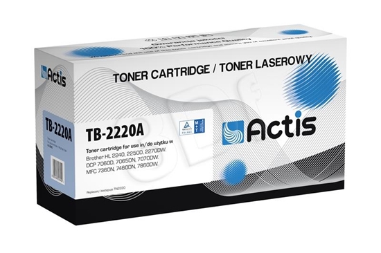 Picture of Actis TB-2220A toner (replacement for Brother TN2220; Standard; 2600 pages; black)