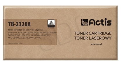 Attēls no Actis TB-2320A Toner (replacement for Brother TN-2320, TN2320; Standard; 2600 pages; black)