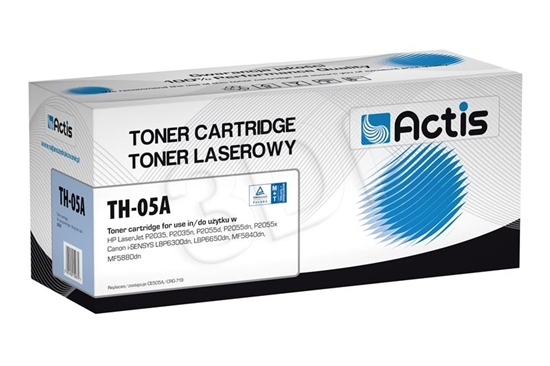 Picture of Actis TH-05A toner (replacement for HP 05A CE505A, Canon CRG-719; Standard; 2300 pages; black)