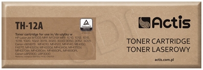 Attēls no Actis TH-12A Toner (replacement for HP 12A Q2612A, Canon FX-10, Canon CRG-703; Standard; 2000 pages; black)