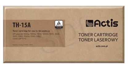 Attēls no Actis TH-15A toner (replacement for HP 15A C7115A, Canon EP-25; Standard; 2500 pages; black)