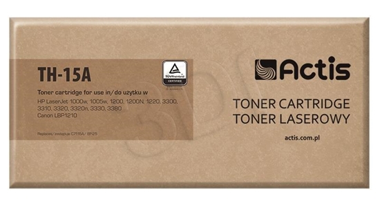 Изображение Actis TH-15A toner (replacement for HP 15A C7115A, Canon EP-25; Standard; 2500 pages; black)