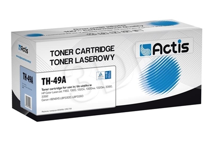 Attēls no Actis TH-49A Toner (replacement for HP 49A Q5949A, Canon CRG-708; Standard; 2500 pages; black)