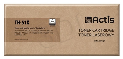 Attēls no Actis TH-51X toner (replacement for HP 51X Q7551X; Standard; 13000 pages; black)