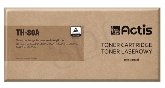 Picture of Actis TH-80A toner (replacement for HP 80A CF280A; Standard; 2700 pages; black)