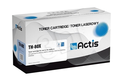 Attēls no Actis TH-80X toner (replacement for HP 80X CF280X; Standard; 6900 pages; black)