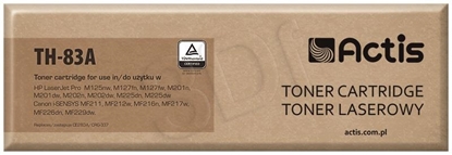 Attēls no Actis TH-83A Toner (replacement for HP 83A CF283A, Canon CRG-737; Standard; 1500 pages; black)