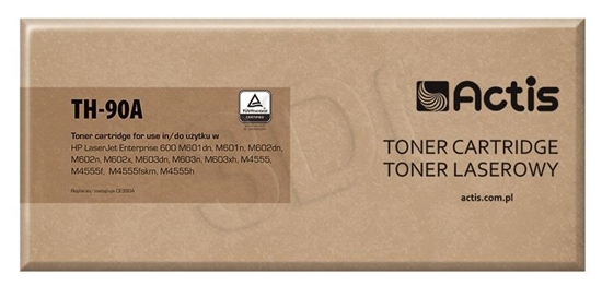 Picture of Actis TH-90A toner (replacement for HP 90A CE390A, Standard; 10000 pages; black)