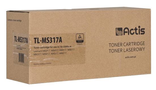 Picture of Actis TL-MS317A toner (replacement for Lexmark 51B2000; Standard; 2500 pages; black)