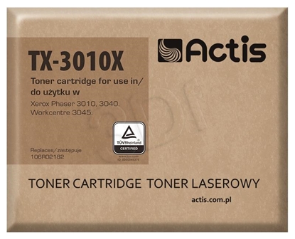 Attēls no Actis TX-3010X toner (replacement for Xerox 106R02182; Standard; 2300 pages; black)