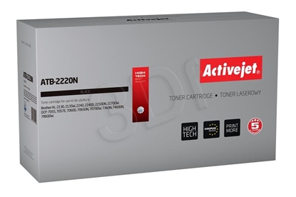 Attēls no Activejet ATB-2220N Toner Cartridge (Replacement for Brother TN-2220, TN2220/TN-2010, TN2010; Supreme; 2600 pages; black)