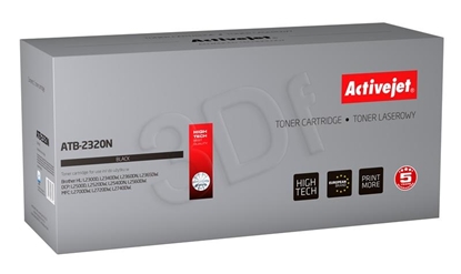 Attēls no Activejet ATB-2320N Toner (replacement for Brother TN-2320, TN2320; Supreme; 2600 pages; black)