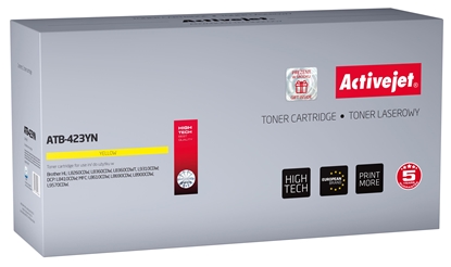 Attēls no Activejet ATB-423YN toner (replacement for Brother TN-423Y; Supreme; 4000 pages; yellow)