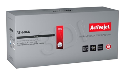 Attēls no Activejet ATH-06N toner (replacement for HP 06A C3906A, Canon EP-A; Supreme; 2800 pages; black)