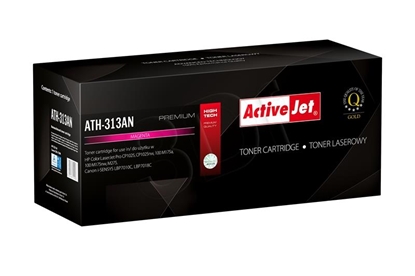 Изображение Activejet ATH-313AN Toner (replacement for Canon, HP 126A CRG-729M, CE313A; Premium; 1000 pages; magenta)