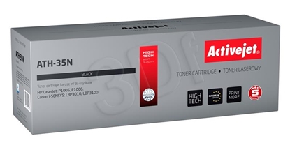 Attēls no Activejet ATH-35N toner (replacement for HP 35A CB435A, Canon CRG-712; Supreme; 1800 pages; black)