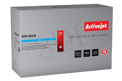 Изображение Activejet ATH-361N toner (replacement for HP 508A CF361A; Supreme; 5000 pages; cyan)