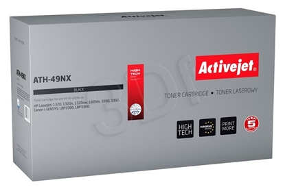 Attēls no Activejet ATH-49NX toner (replacement for HP 49X Q5949X, Canon CRG-708H; Supreme; 6000 pages; black)