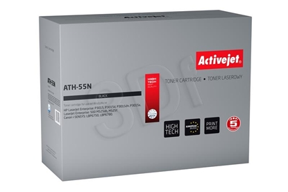 Attēls no Activejet ATH-55N toner (replacement for HP 55A CE255A, Canon CRG-724; Supreme; 6000 pages; black)