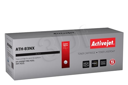 Picture of Activejet ATH-83NX toner (replacement for HP 83X CF283X; Supreme; 2200 pages; black)