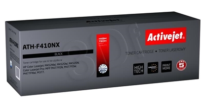 Изображение Activejet ATH-F410NX toner for HP printer; HP 410X CF410X replacement; Supreme; 6500 pages; black