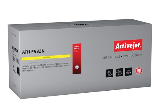 Изображение Activejet ATH-F532N toner (replacement for HP 205A CF532A; Supreme; 900 pages; yellow)