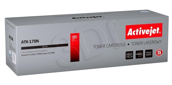 Picture of Activejet ATK-170N Toner Cartridge (replacement for Kyocera TK-170; Supreme; 7200 pages; black)