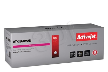 Picture of Activejet ATK-560MAN Toner (replacement for Kyocera TK-560M; Premium; 10000 pages; magenta)