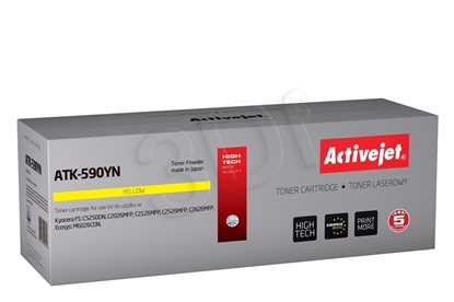 Attēls no Toner Activejet ATK-590YN (replacement Kyocera TK-590Y; Supreme; 5000 pages; yellow)