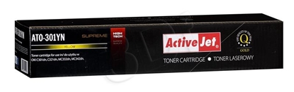 Picture of Activejet ATO-301YN Toner Cartridge (Replacement for OKI 44973533; Supreme; 1500 pages; yellow)