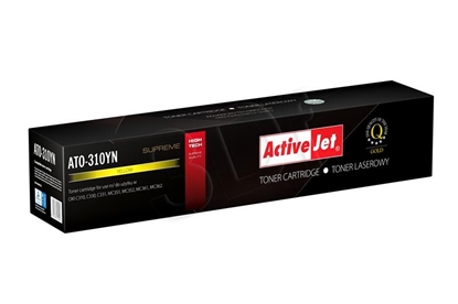 Изображение Activejet ATO-310YN toner (replacement for OKI 44469704; Supreme; 2000 pages; yellow)