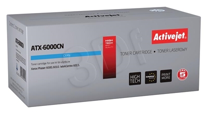 Attēls no Activejet ATX-6000CN Toner (replacement for Xerox 106R01631; Supreme; 1000 pages; cyan)