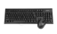 Изображение A4Tech 7100N desktop keyboard Mouse included RF Wireless QWERTY English Black