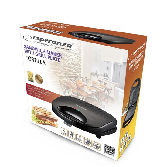 Изображение Esperanza EKT009 Sandwich toaster 1000W Black