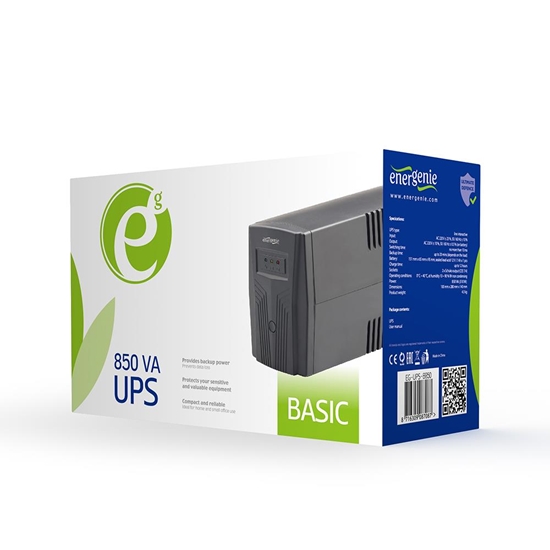 Picture of Gembird EG-UPS-B850 uninterruptible power supply (UPS) Line-Interactive 0.85 kVA 510 W