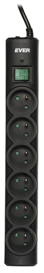 Picture of Ever Optima 5m Black 6 AC outlet(s) 250 V