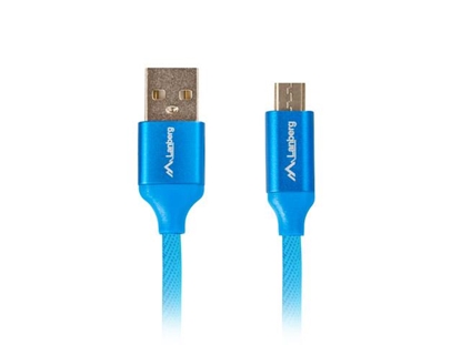 Picture of LANBERG CABLE USB 2.0 MICRO-B (M) - A (M) 1.8M QC